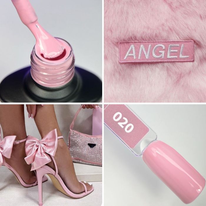 smalto semipermanente su tip color rosa barbie