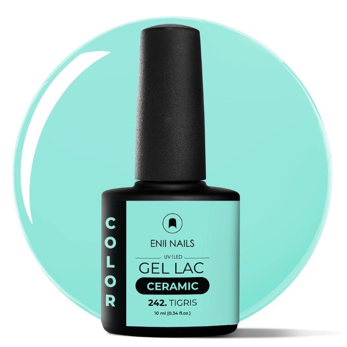 smalto semipermanente verde tiffany eniinails