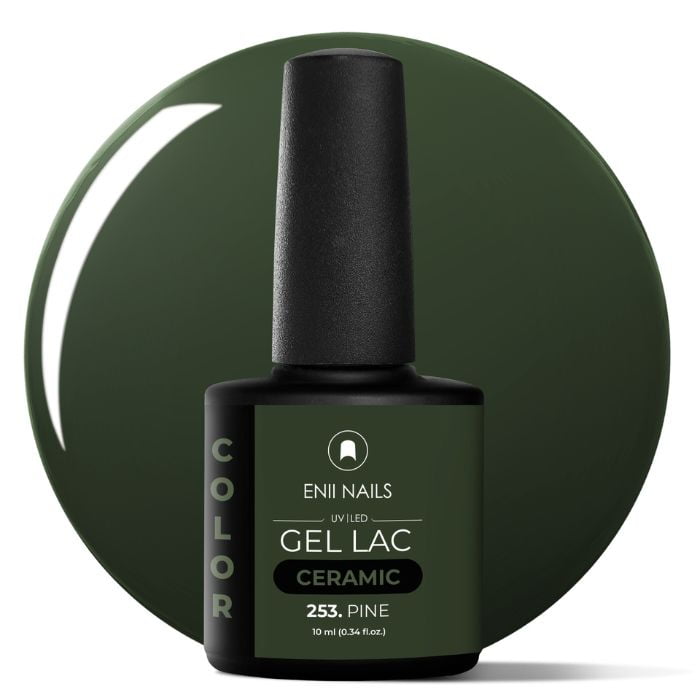 smalto semipermanente verde scuro