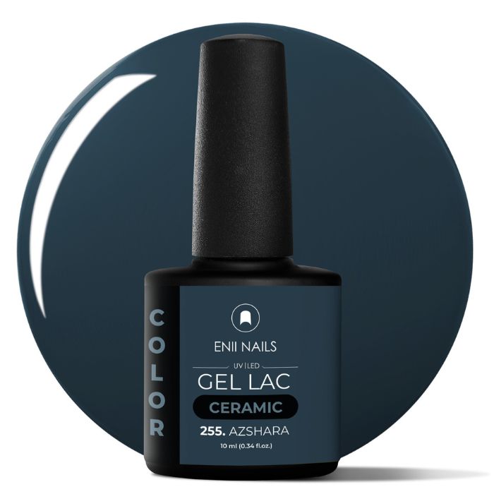 smalto semipermanente blu grigio eniinails