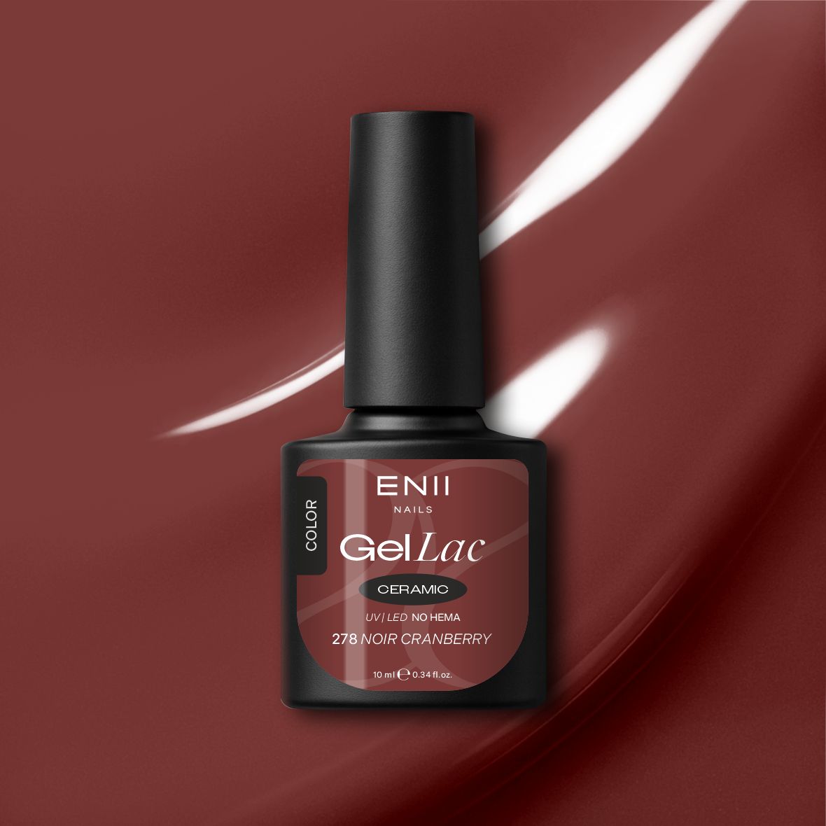Ceramic Gellac n.278 - Noir Burgundy