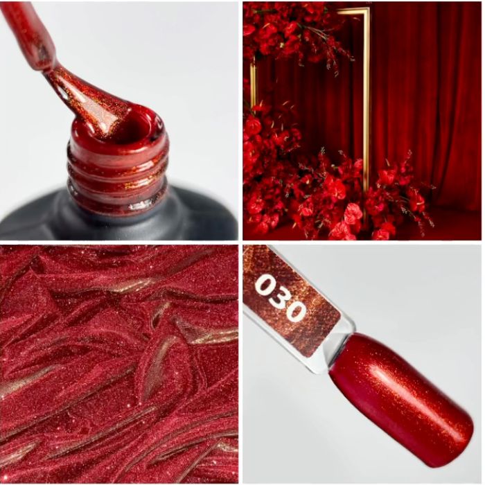 smalto rosso metallizzato eniinails