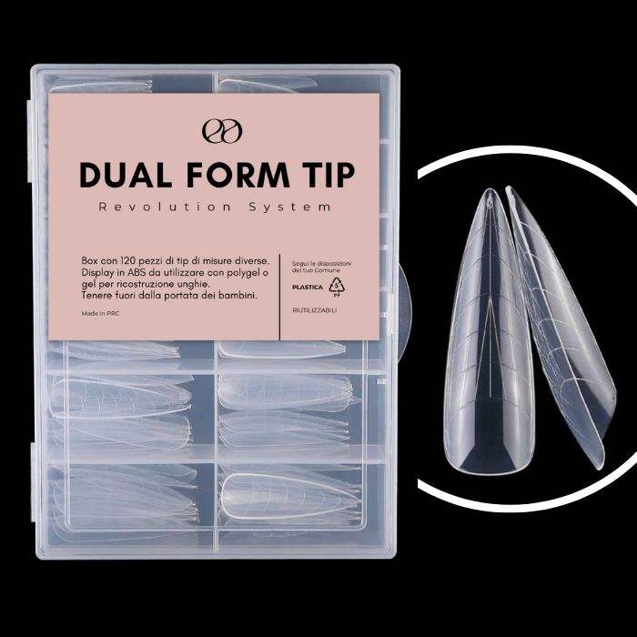 dual form tip unghie mandorla eniinails