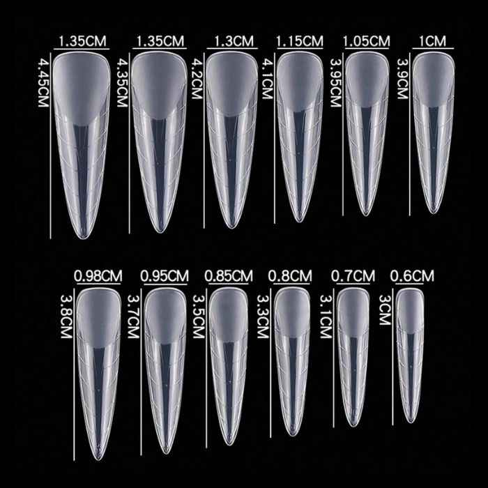 Dual Form Tip- Stiletto 120 pezzi
