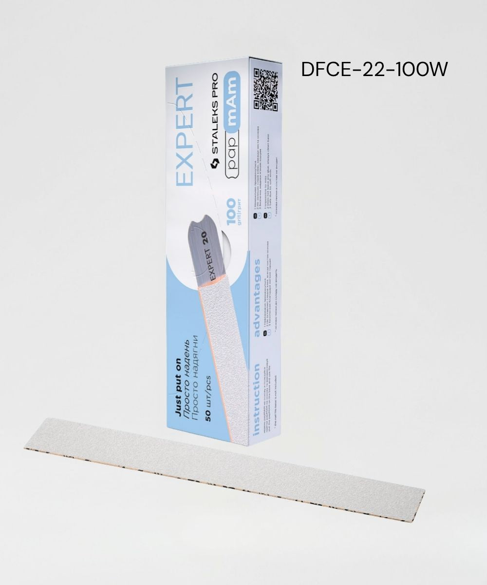 Ricambi papmAm bianchi EXPERT 22 per base lima dritta - Grana 100 (50 pezzi)