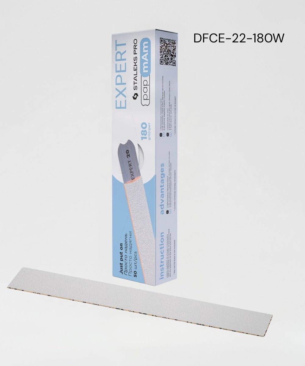 Ricambi papmAm bianchi EXPERT 22 per base lima dritta - Grana 180 (50 pezzi)