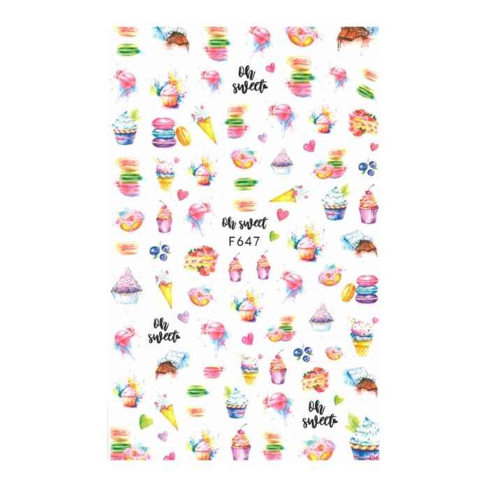 Sticker #30 nail art