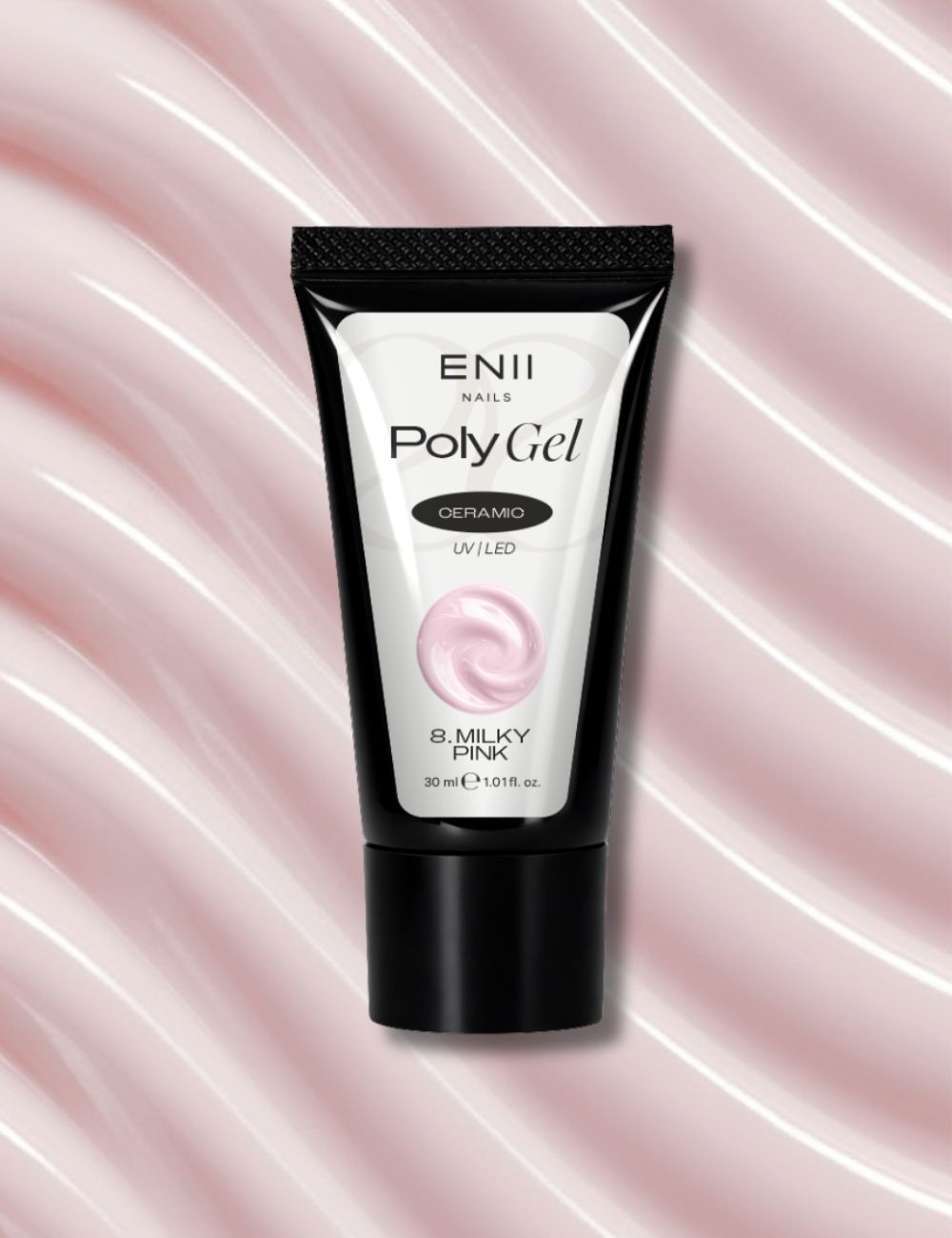 Polygel Ceramic 8 - Milky Pink - 30ml
