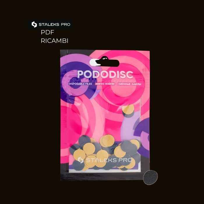 Ricambi abrasivi per Pododisc Staleks - 50 pezzi