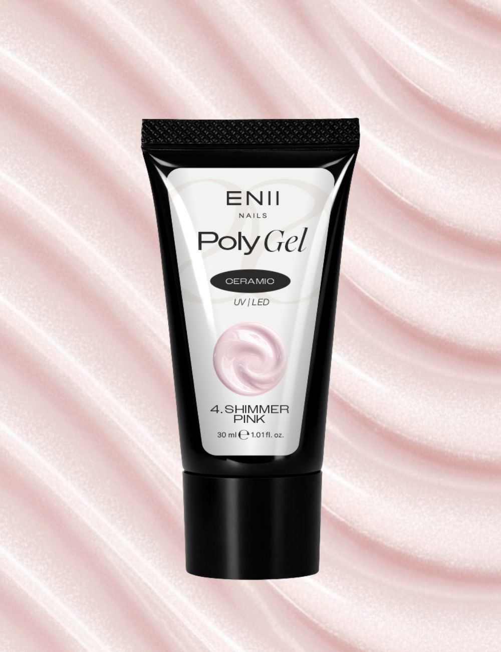 Polygel Ceramic 4 - Shimmer Pink - 30ml