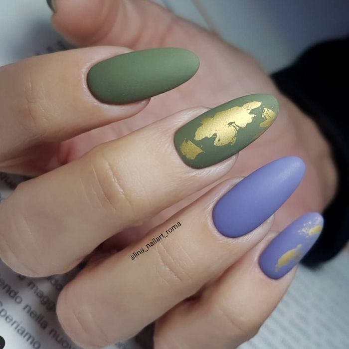 transfert foil oro eniinails