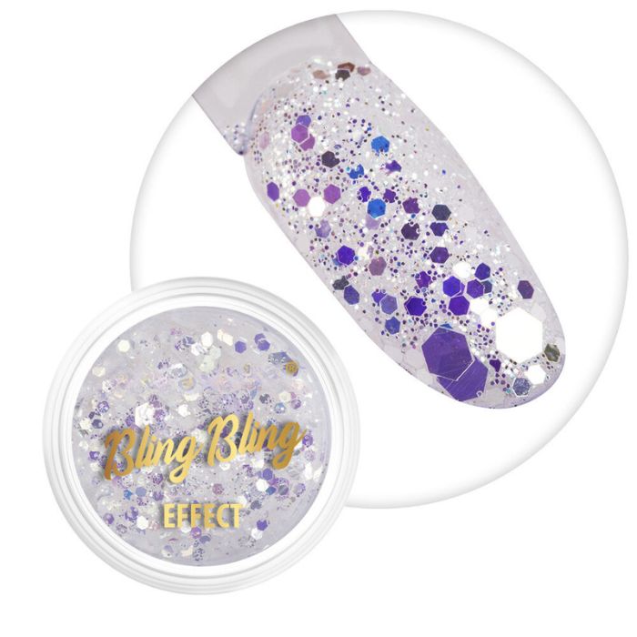 nail art viola per unghie