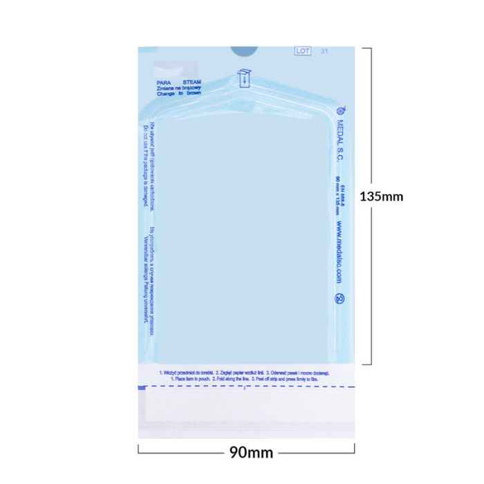 Buste autosigillanti per sterilizzazione 9 x 13.5 cm