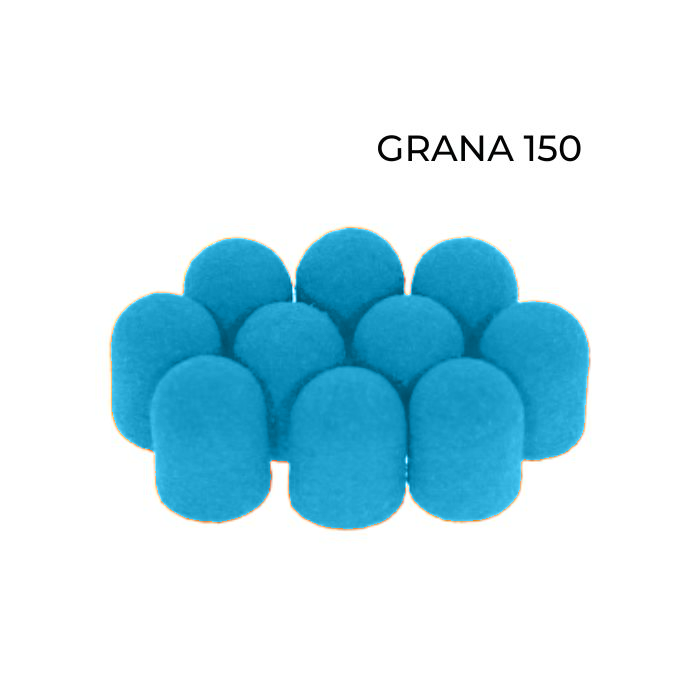 cappucci pedicure grana 150 azzurri