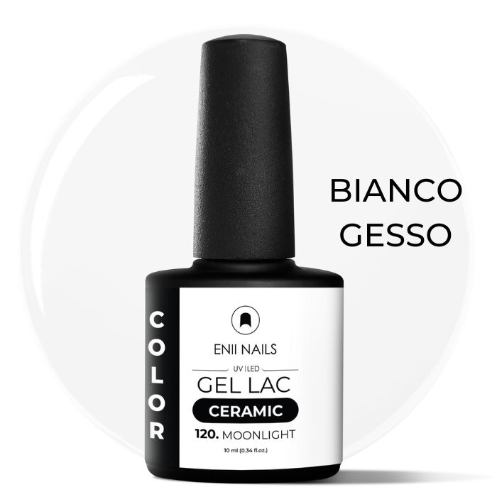 smalto semipermanente bianco puro gesso eniinails hemafree