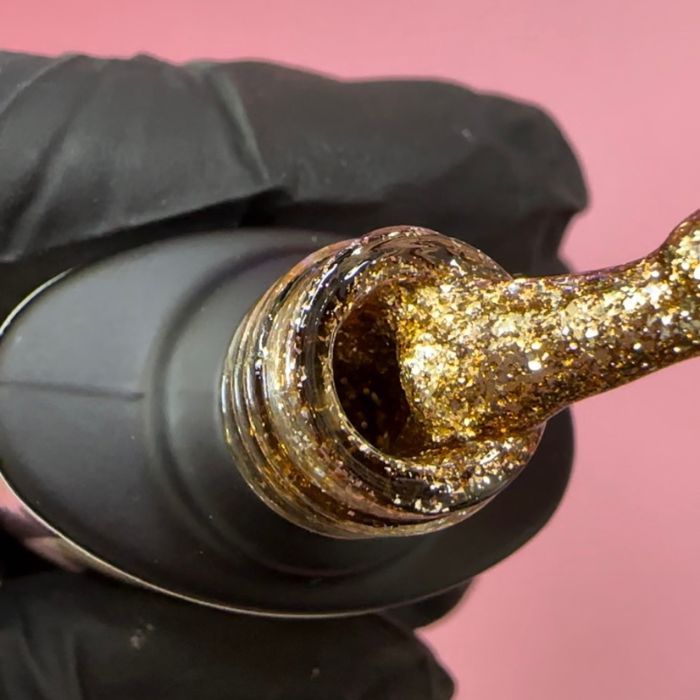 smalto semipermanente oro glitter foil per natale