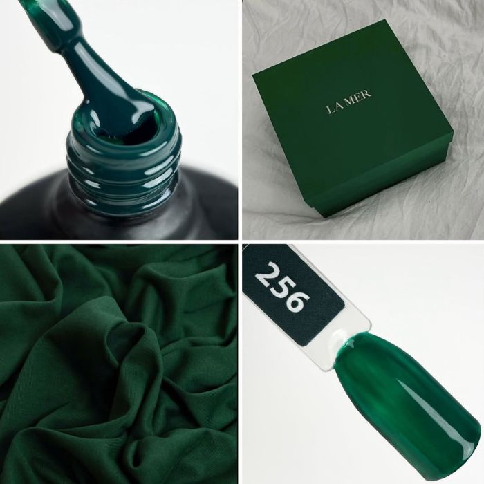 ceramic 256 smalto verde scuro unghie