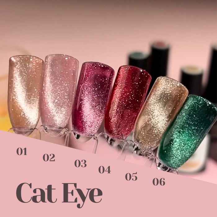 colori smalti cat eye unghie