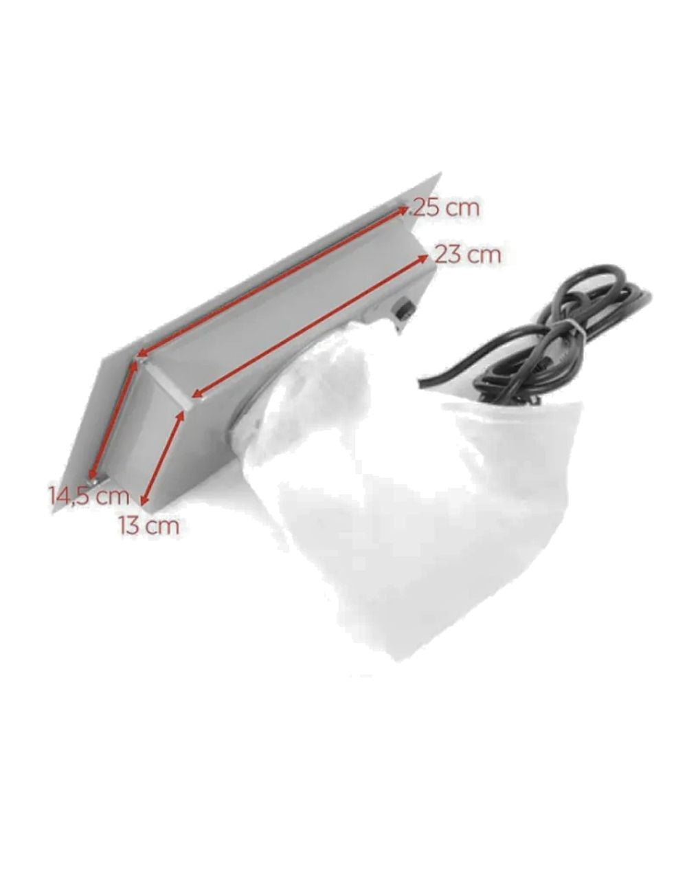 Aspiratore incasso MOMO S41 SILVER