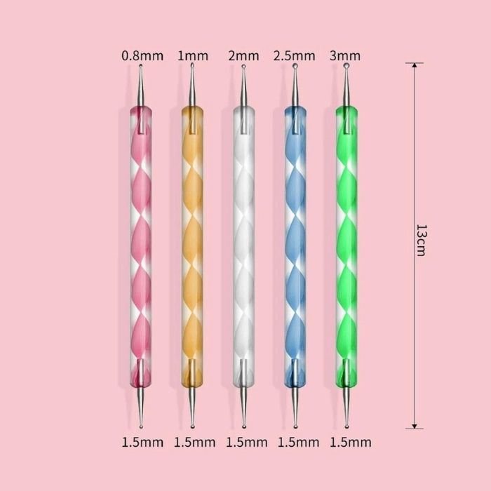dotting pen nail art