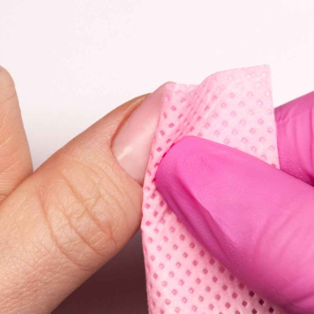 Nail Wipes Staleks Salviette Pads in TNT rosa - 400 pz