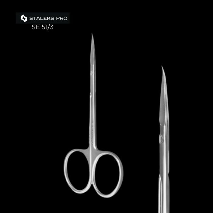 forbici cuticole staleks se-51/3