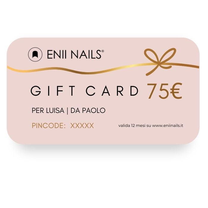 gift card 75 euro eniinails