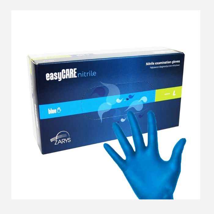 100 Guanti in Nitrile Blu - taglia L