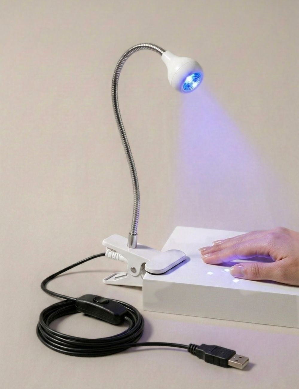 Lampada UV/LED GLOW Flex da tavolo