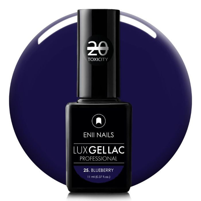 smalto semipermanente viola scuro eniinails blueberry