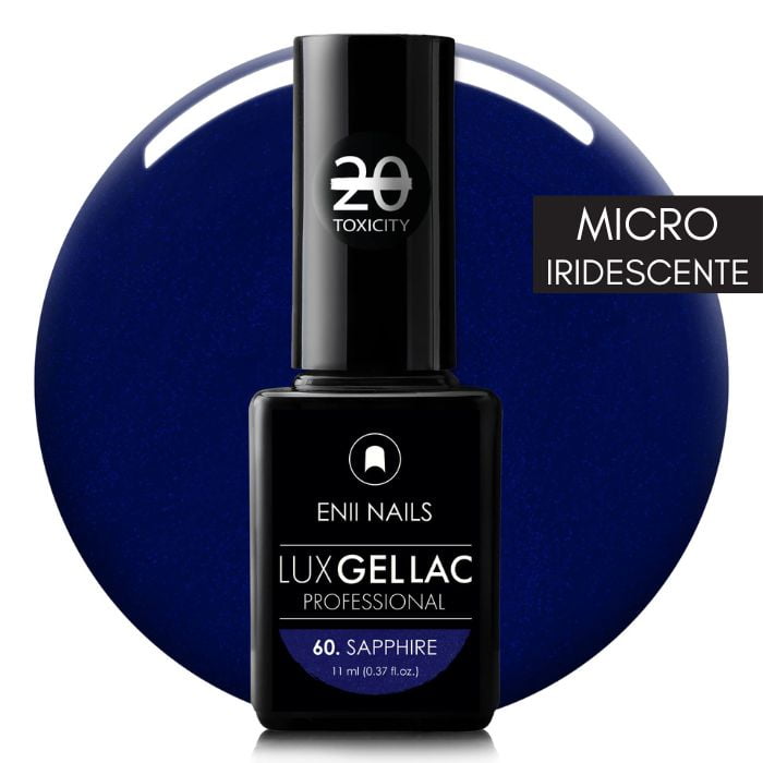 smalto semipermanente blu iridescente