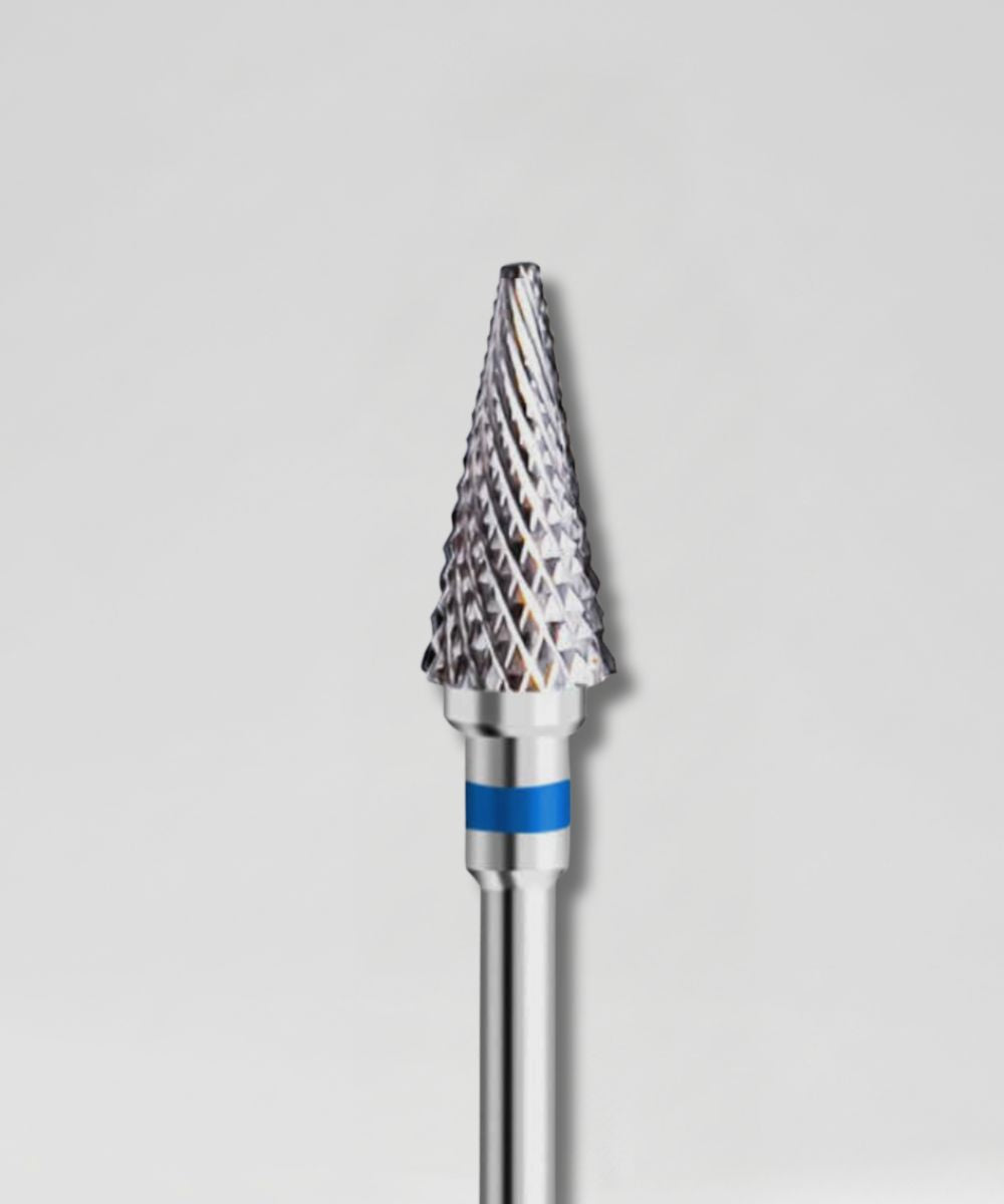 Punta Fresa Carbide Cono Blu Exo