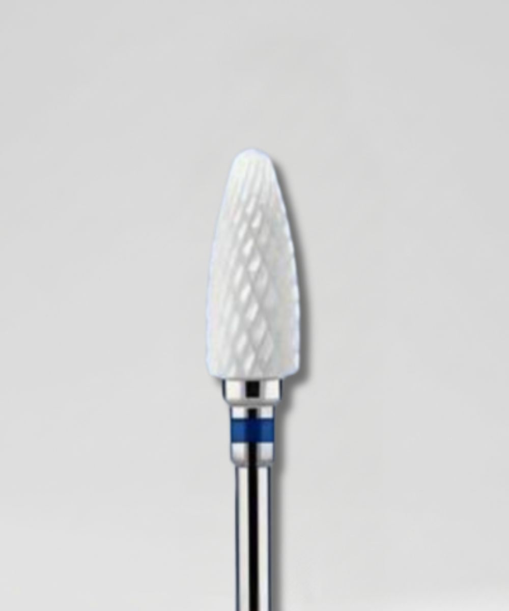 Punta fresa in Ceramica Conica Blu