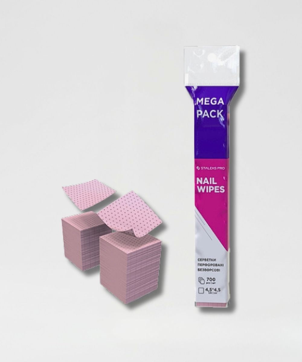 Nail Wipes Staleks Salviette Pads in TNT rosa - 700 pz