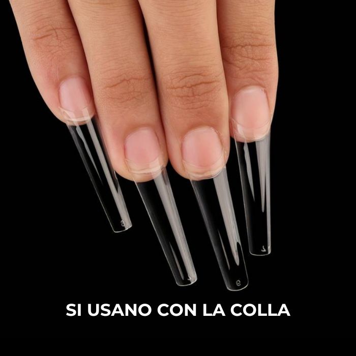 nail tip per allungamento unghie con colla